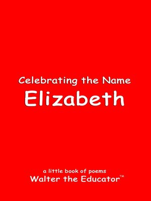 cover image of Celebrating the Name Elizabeth